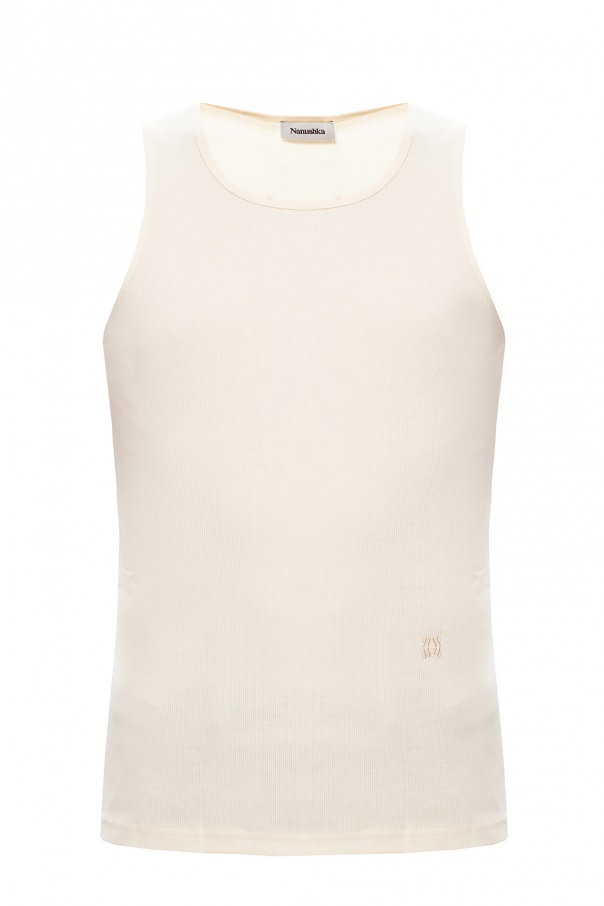 Nanushka NANUSHKA SLEEVELESS TOP WITH LOGO