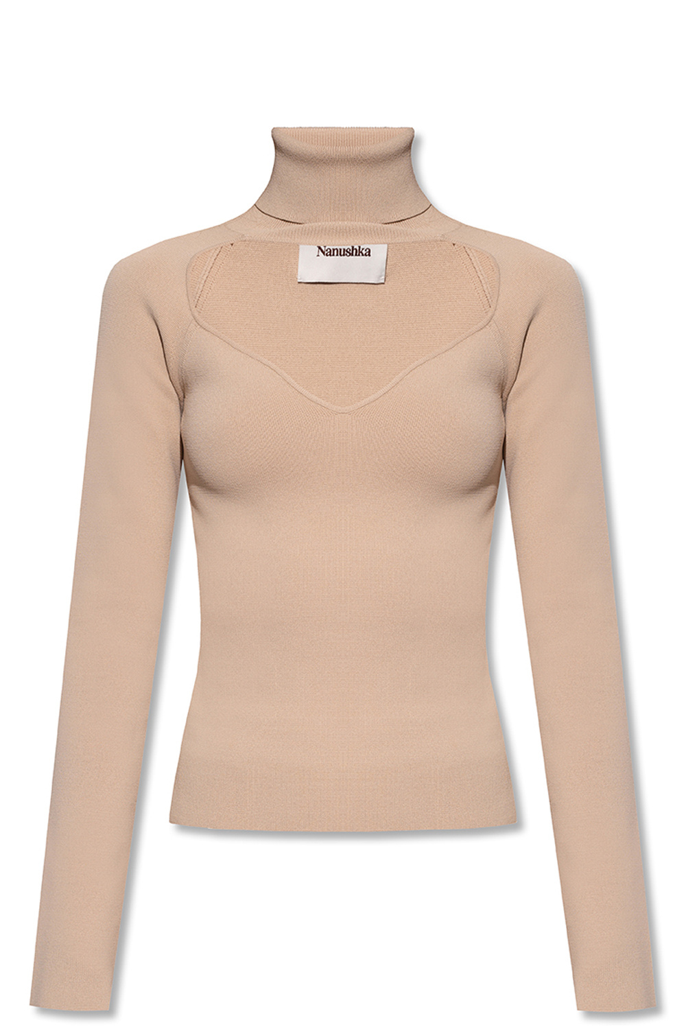 Nanushka Cut-out turtleneck top