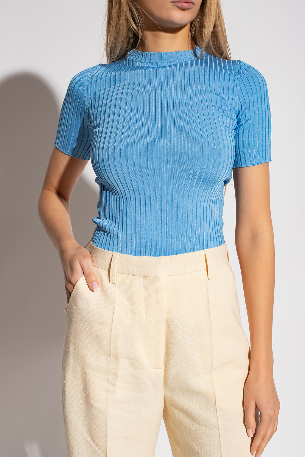 Nanushka ‘Mera’ ribbed top