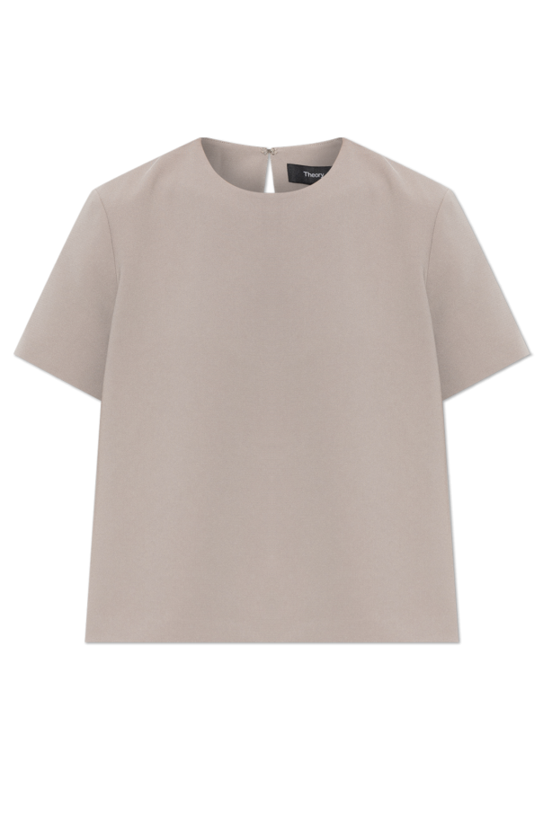 Theory Top with a round neckline