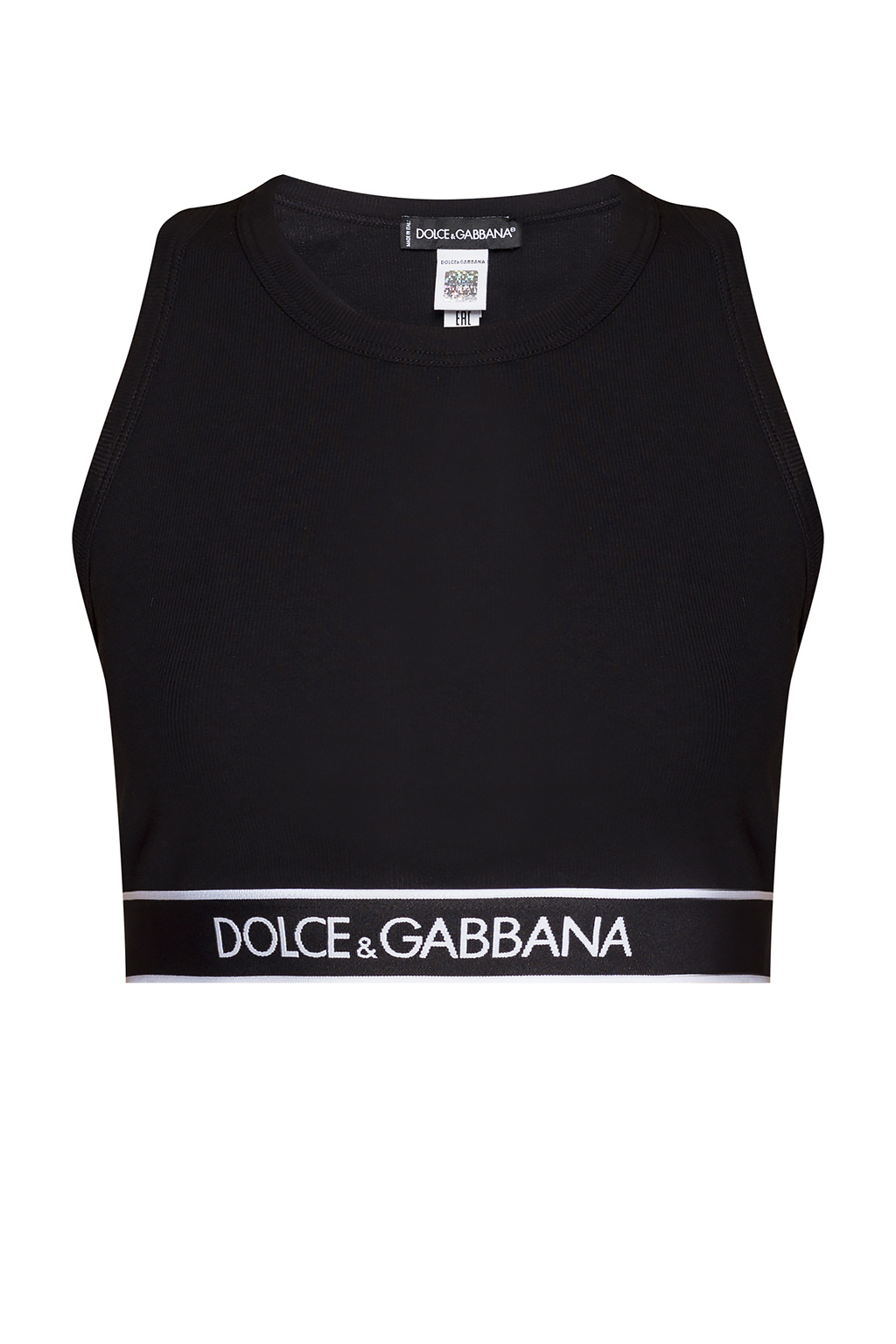 Black Cropped tank top Dolce & Gabbana - Vitkac Slovakia