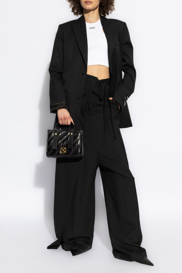 Off-White Top mit Logo