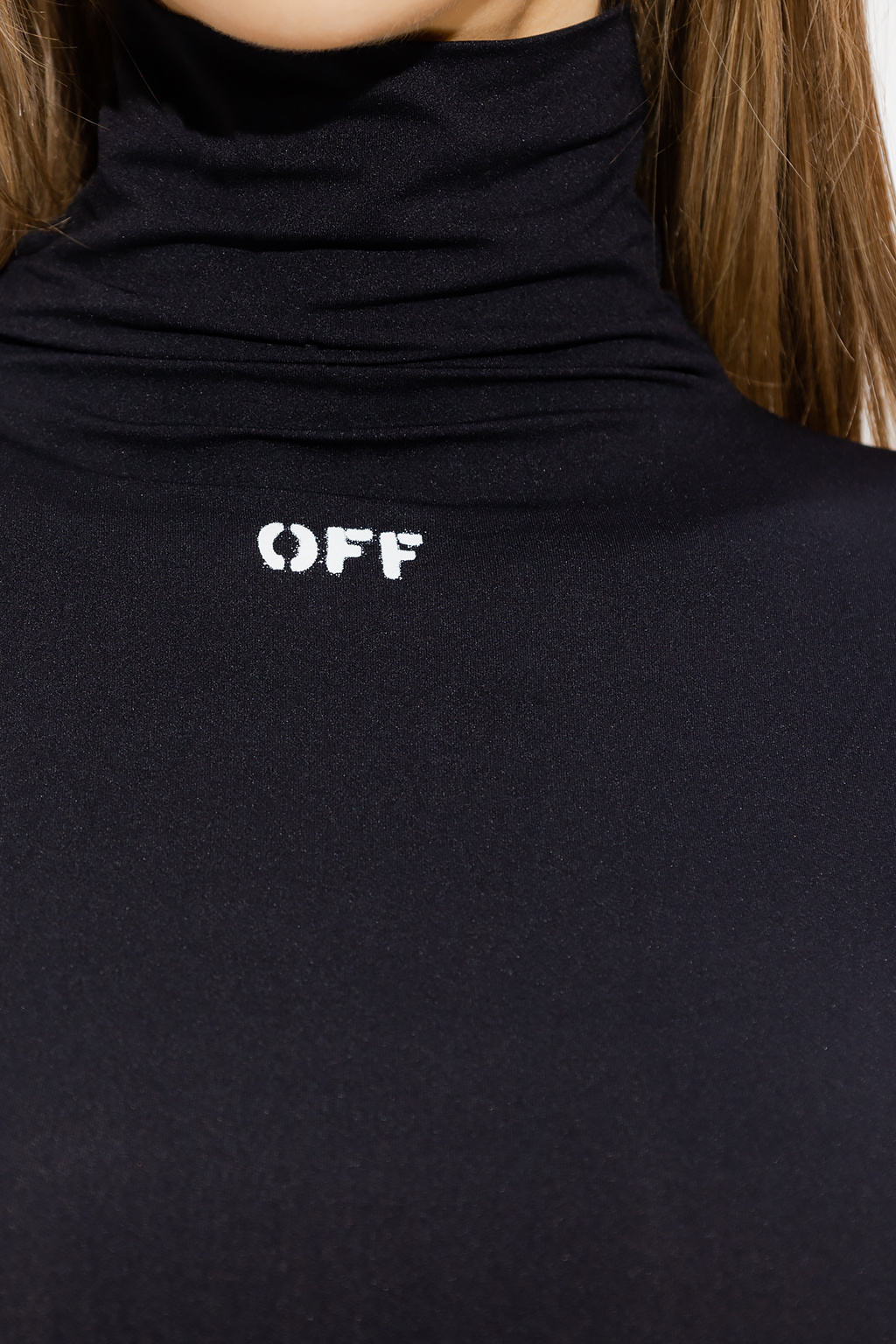 Off-White Turtleneck top with logo