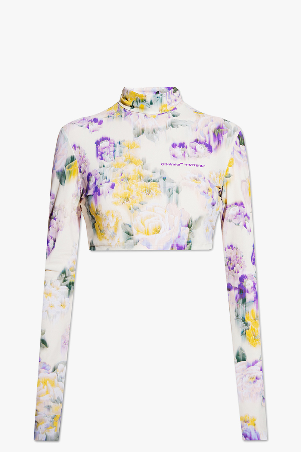 Off-White Floral turtleneck sweater
