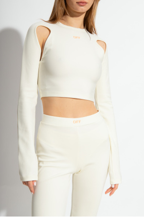 Off-White Cropped top with logo