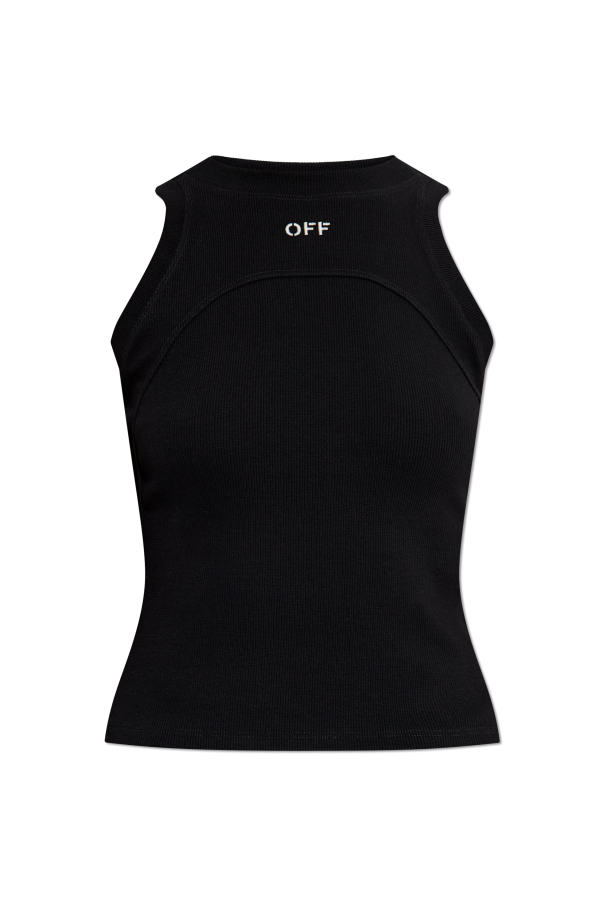 Ribbed sleeveless top, zdjęcie 1 Ribbed sleeveless top od Off-White