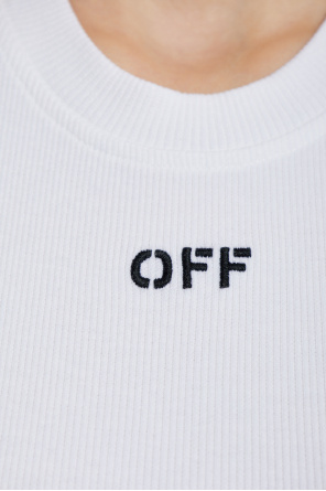 Off-White Ribbed top
