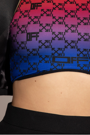 Off-White Crop top with monogram