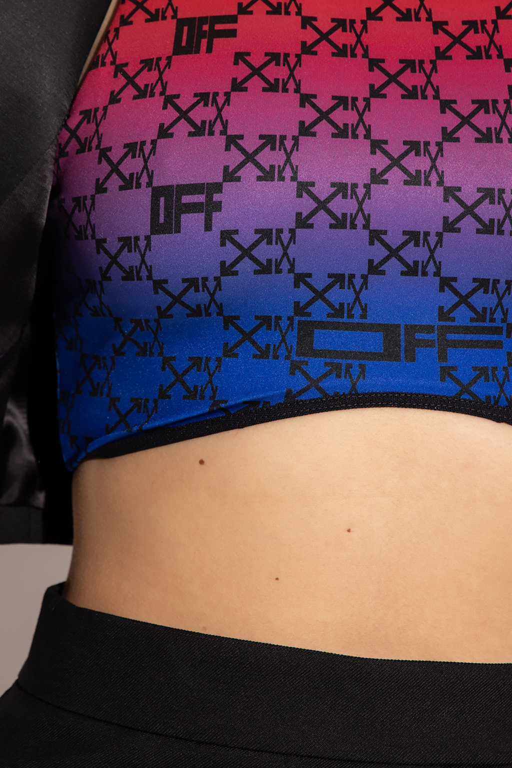 Off-White Crop top with monogram