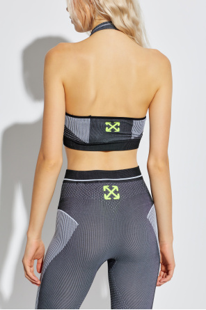 Off-White Top corto con hombros descubiertos