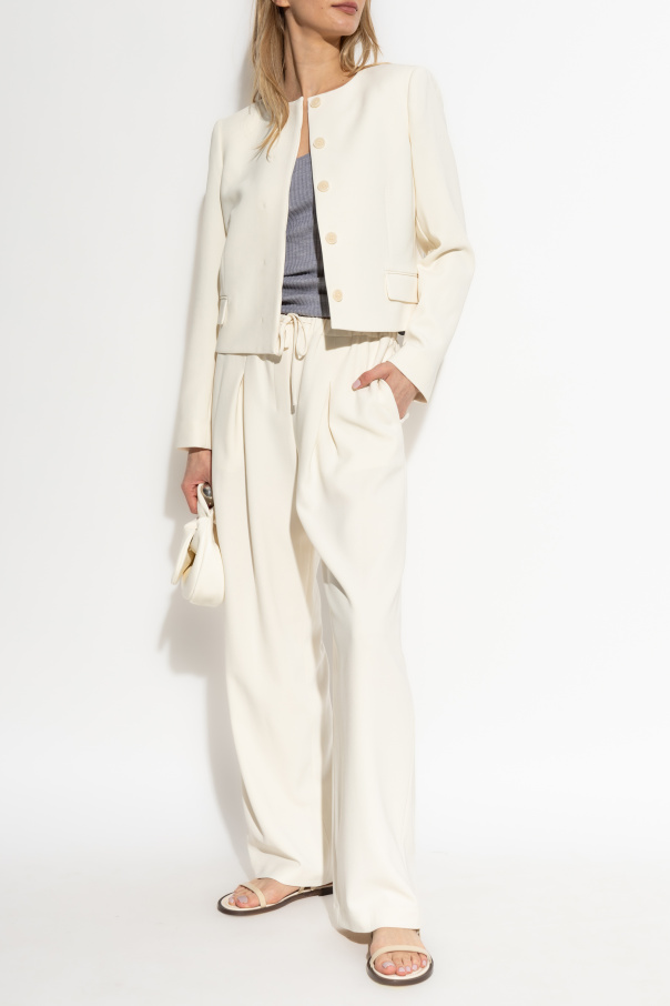 Theory Top sin mangas de canalé