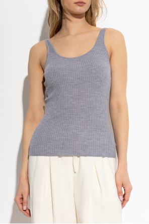 Theory Top sin mangas de canalé