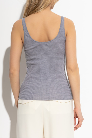 Theory Top sin mangas de canalé