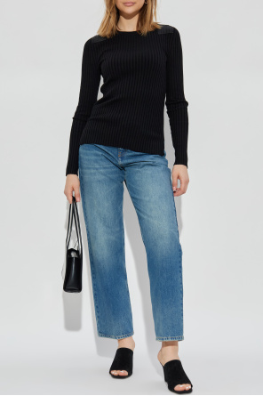Ribbed long-sleeve top od Helmut Lang