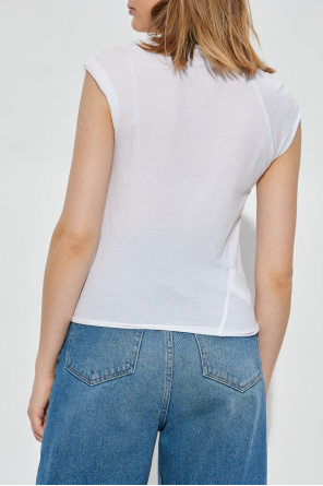 Helmut Lang T-shirt with raw finish