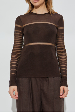 Helmut Lang Top mit langen Ärmeln