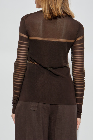 Helmut Lang Top mit langen Ärmeln