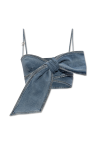 Blumarine Denim crop top