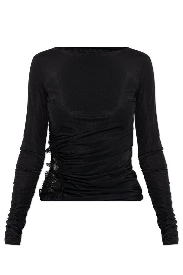 Top with lace-up back od Blumarine