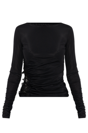 Top with lace-up back