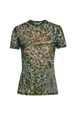 Top with sequin logo