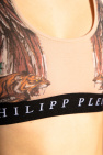 Philipp Plein Sports bra with logo