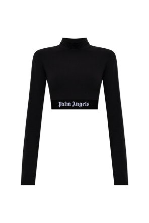 Short top with logo