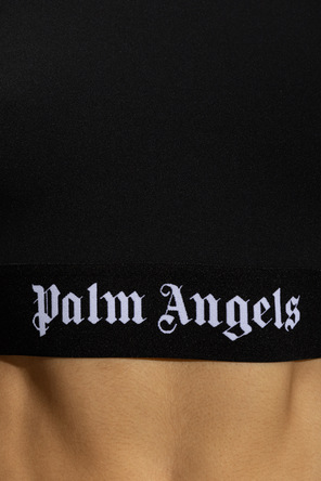 Palm Angels Krótki top z logo