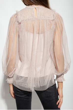 AllSaints ‘Perri’ top with metallic details