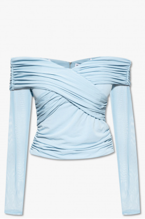 Carolina Satin Flutter Sleeve Midi Dress