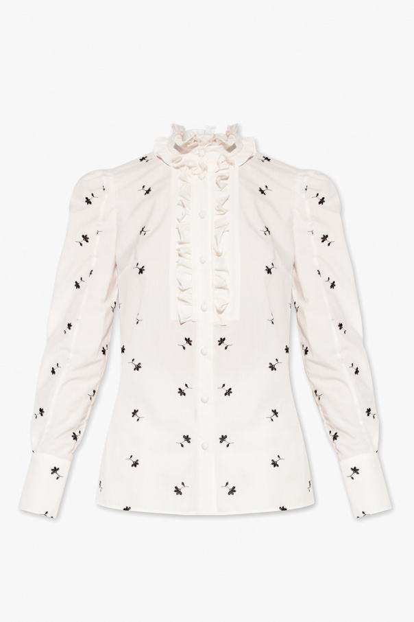 Erdem ‘Constance’ shirt maniche with floral motif