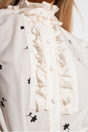 Erdem ‘Constance’ shirt with floral motif