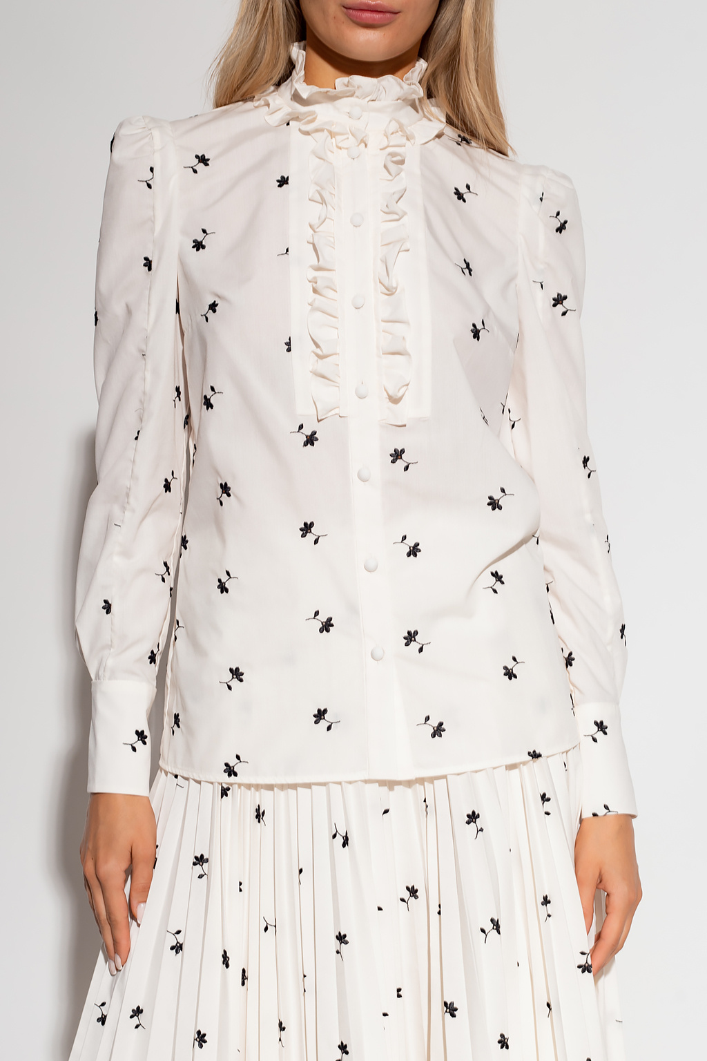 Erdem ‘Constance’ shirt with floral motif