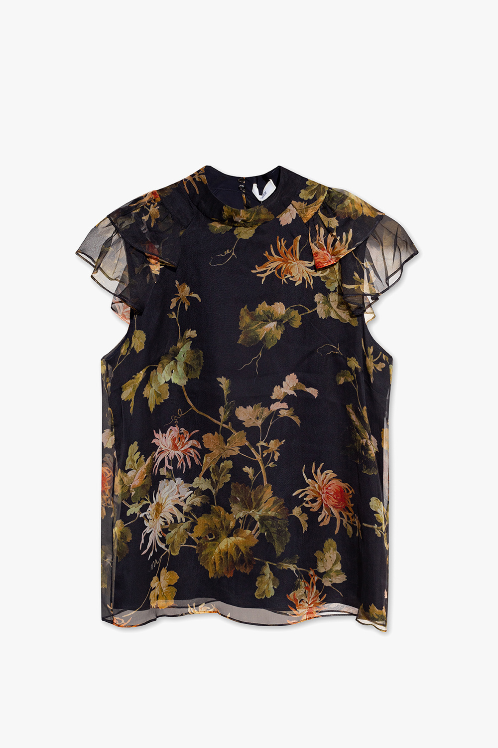 Erdem ‘Opal’ top with floral motif