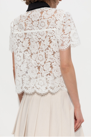 Self-Portrait Lace shirt