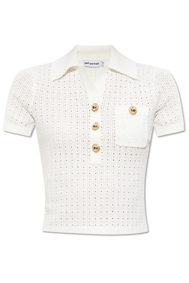 Polo with pocket od Self-Portrait