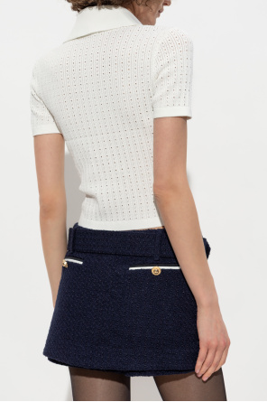 Self-Portrait Polo with pocket