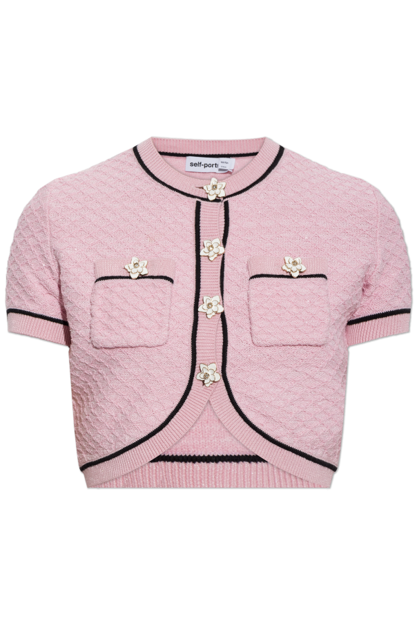 Cardigan with shimmering sequins od Self-Portrait