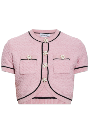 Cardigan with shimmering sequins