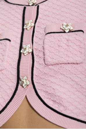 Self-Portrait Cardigan with shimmering sequins