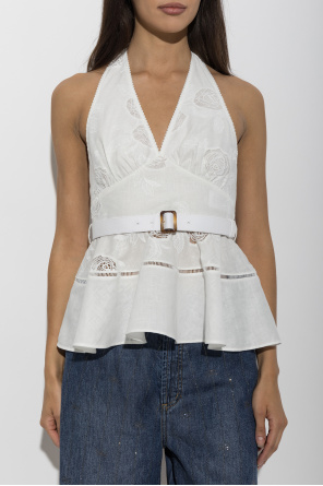Self-Portrait Top with bare shoulders