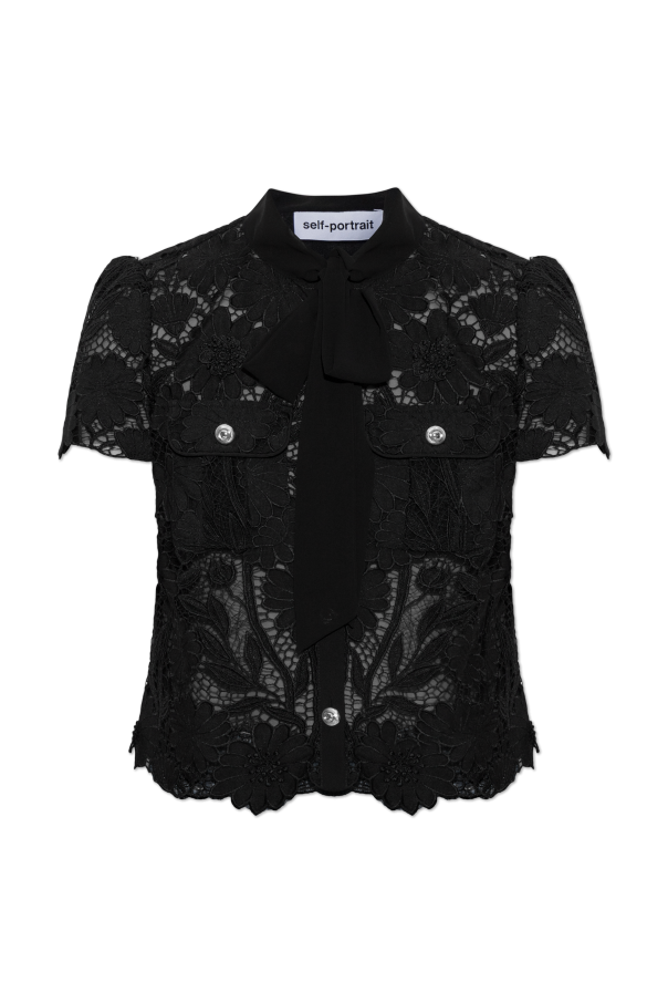 Lace top with pockets od Self-Portrait
