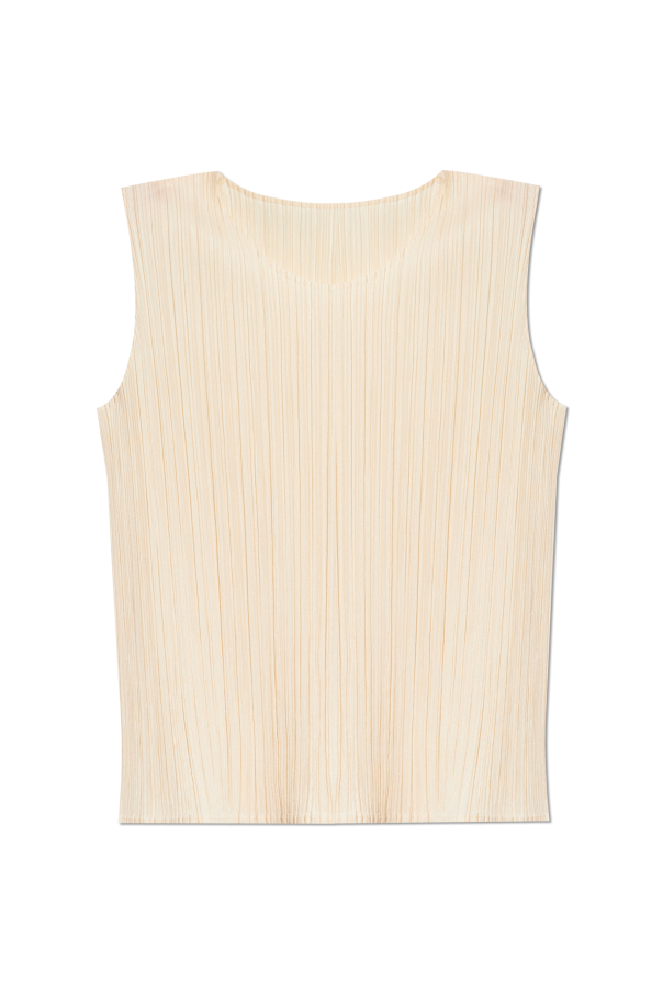 Pleats Please Issey Miyake Pleated sleeveless top