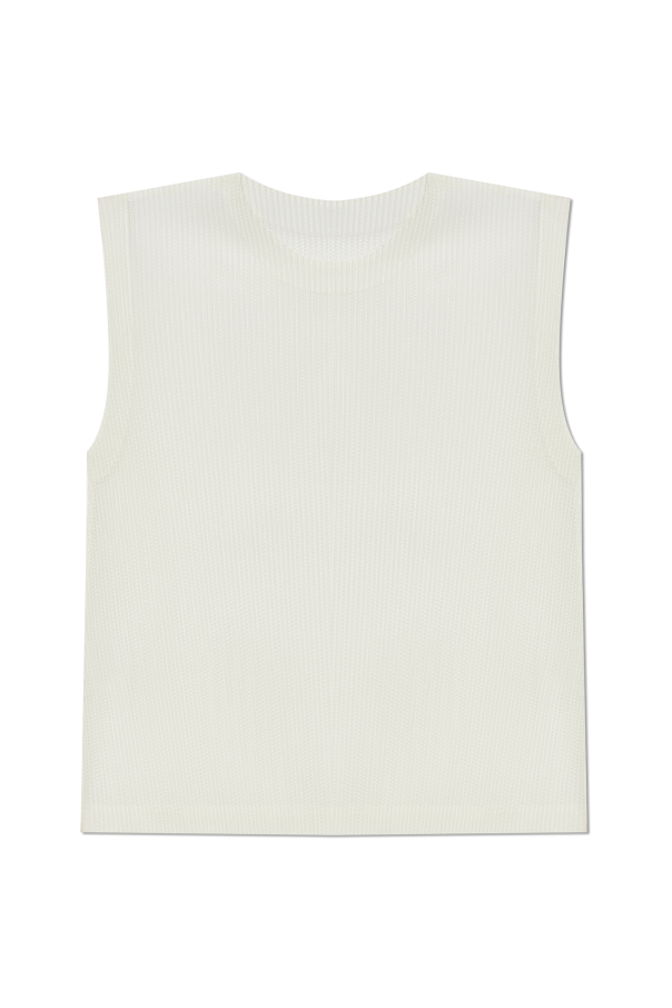 Pleats Please Issey Miyake Transparent sleeveless top