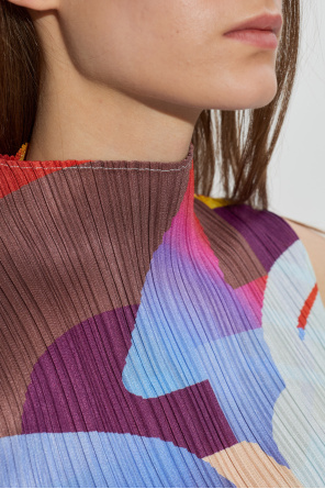 Pleats Please Issey Miyake Pleated sleeveless top