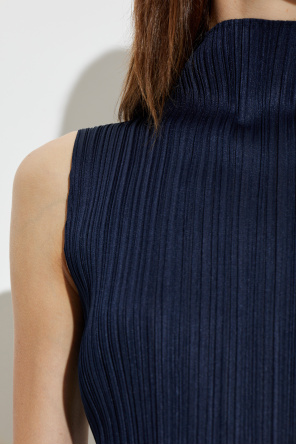 Pleats Please Issey Miyake Pleated sleeveless top