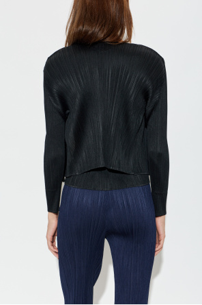 Pleats Please Issey Miyake Plisowany kardigan