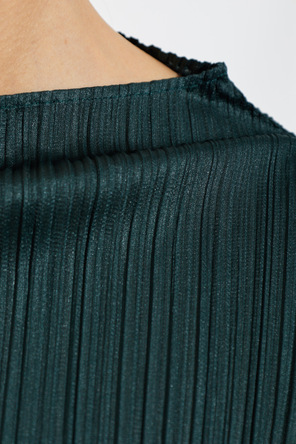 Pleats Please Issey Miyake Pleated long-sleeve top