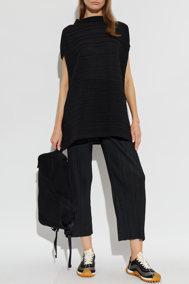 Pleats Please Issey Miyake Oversized pleated top