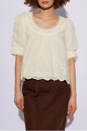 Posse 'Mylah' top with puff sleeves 